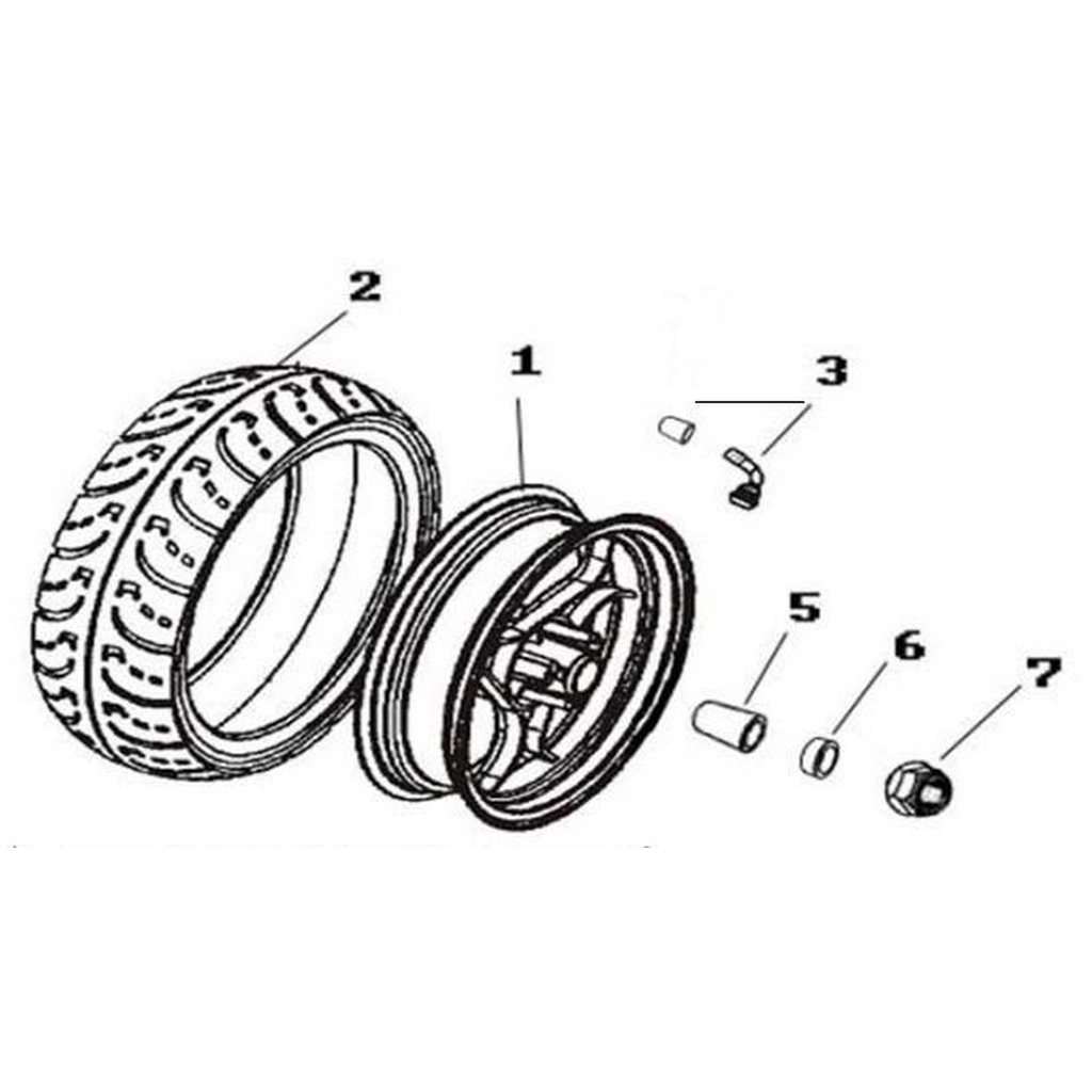 ASYA JS (250-ARMD) ARKA LASTIK SIBOP #250-ARMD F1003